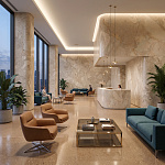Гибкая керамика Marble Kaiyat Mid Yellow 600*1200