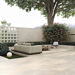 Спеченный камень Concrete Cream Digital Structured 1200*2700*6мм