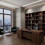 Гибкая керамика Poly Wood Rowen Mide Grey 300*1350