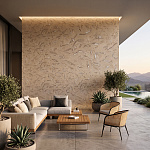 Гибкая керамика Marble Deenar Yellow 600*1200